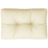 Pallet Cushion Cream 60x40x12 cm Fabric