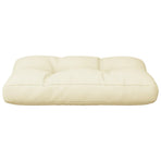 Pallet Cushion Cream 60x40x12 cm Fabric