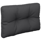 Pallet Cushion Black 60x40x12 cm Fabric