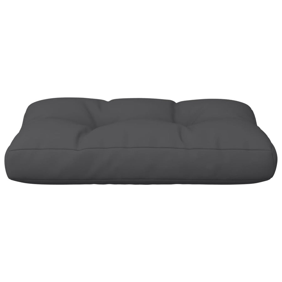 Pallet Cushion Black 60x40x12 cm Fabric
