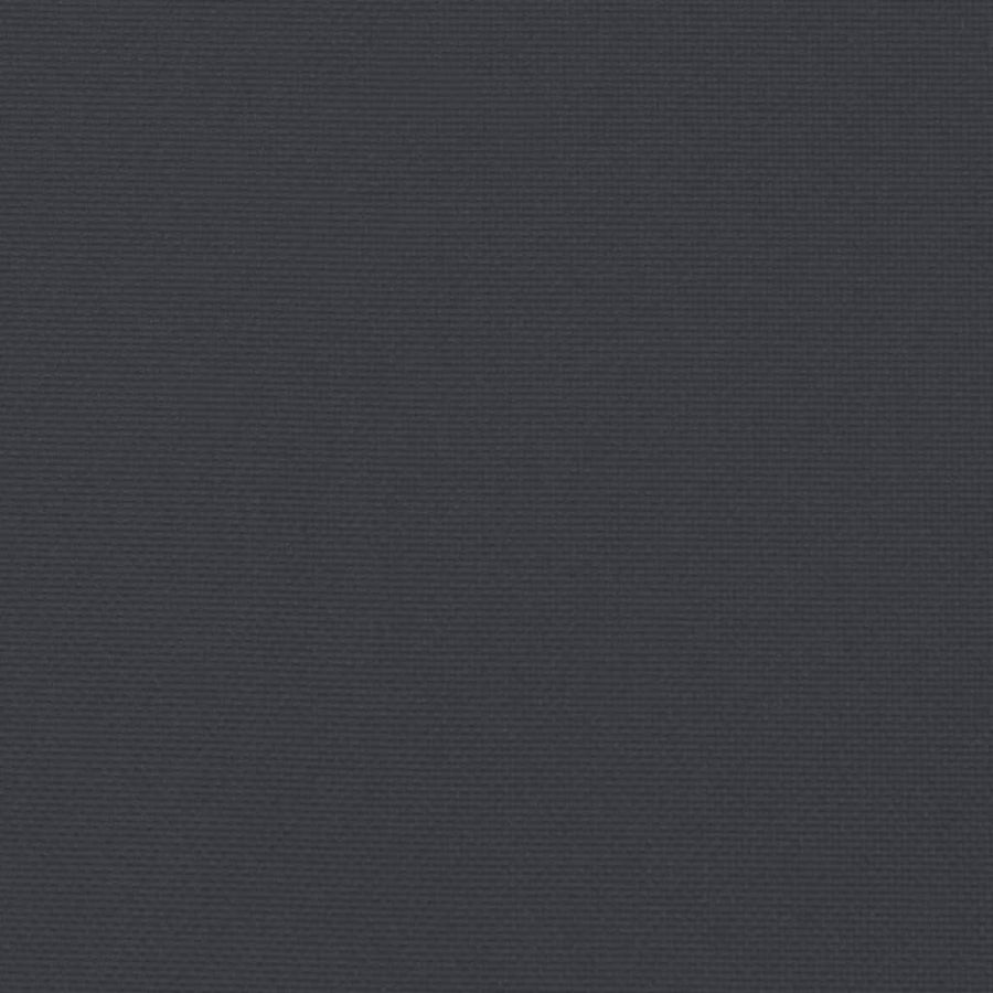 Pallet Cushion Black 60x40x12 cm Fabric