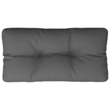 Pallet Cushion Anthracite 70x40x12 cm Fabric - Front View