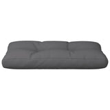 Pallet Cushion Anthracite 70x40x12 cm Fabric - 45-Degree Angle