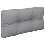 Pallet Cushion Grey 70x40x12 cm Fabric