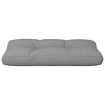 Pallet Cushion Grey 70x40x12 cm Fabric