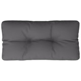 Pallet Cushion Anthracite 80x40x12 cm Fabric - Front View