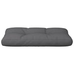 Pallet Cushion Anthracite 80x40x12 cm Fabric