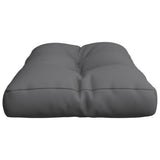 Pallet Cushion Anthracite 80x40x12 cm Fabric - Rear View
