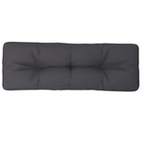 Pallet Cushion Anthracite 120x40x12 cm Fabric
