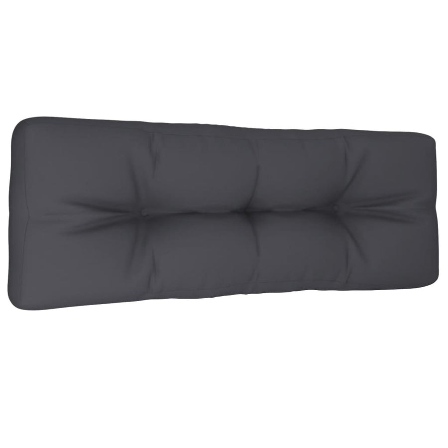 Pallet Cushion Anthracite 120x40x12 cm Fabric