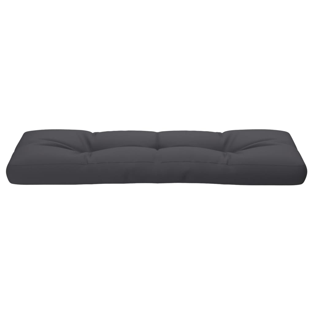 Pallet Cushion Anthracite 120x40x12 cm Fabric