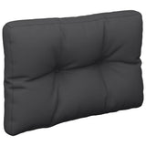 Pallet Cushions 2 pcs Black Fabric - 45-Degree Angle