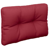 Pallet Cushions 2 pcs Wine Red Fabric