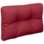 Pallet Cushions 2 pcs Wine Red Fabric