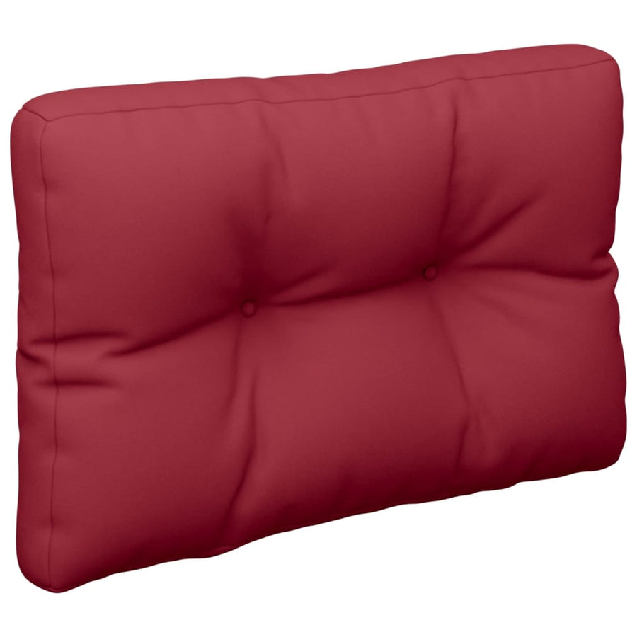 Pallet Cushions 2 pcs Wine Red Fabric