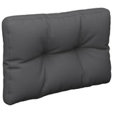 Pallet Cushions 2 pcs Anthracite Fabric - 45-Degree Angle