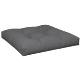 Pallet Cushions 2 pcs Anthracite Fabric - Top-Down View