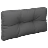 Pallet Cushions 2 pcs Anthracite Fabric - 45-Degree Angle