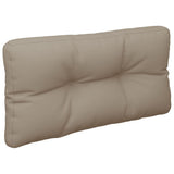 Pallet Cushions 2 pcs Taupe Fabric