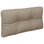 Pallet Cushions 2 pcs Taupe Fabric