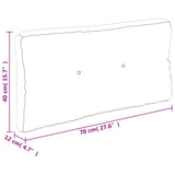 Pallet Cushions 2 pcs Taupe Fabric - Extra Image