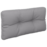 Pallet Cushions 2 pcs Grey Fabric - 45-Degree Angle