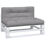 Pallet Cushions 2 pcs Grey Fabric
