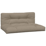 Pallet Cushions 2 pcs Taupe Fabric