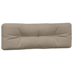 Pallet Cushions 2 pcs Taupe Fabric