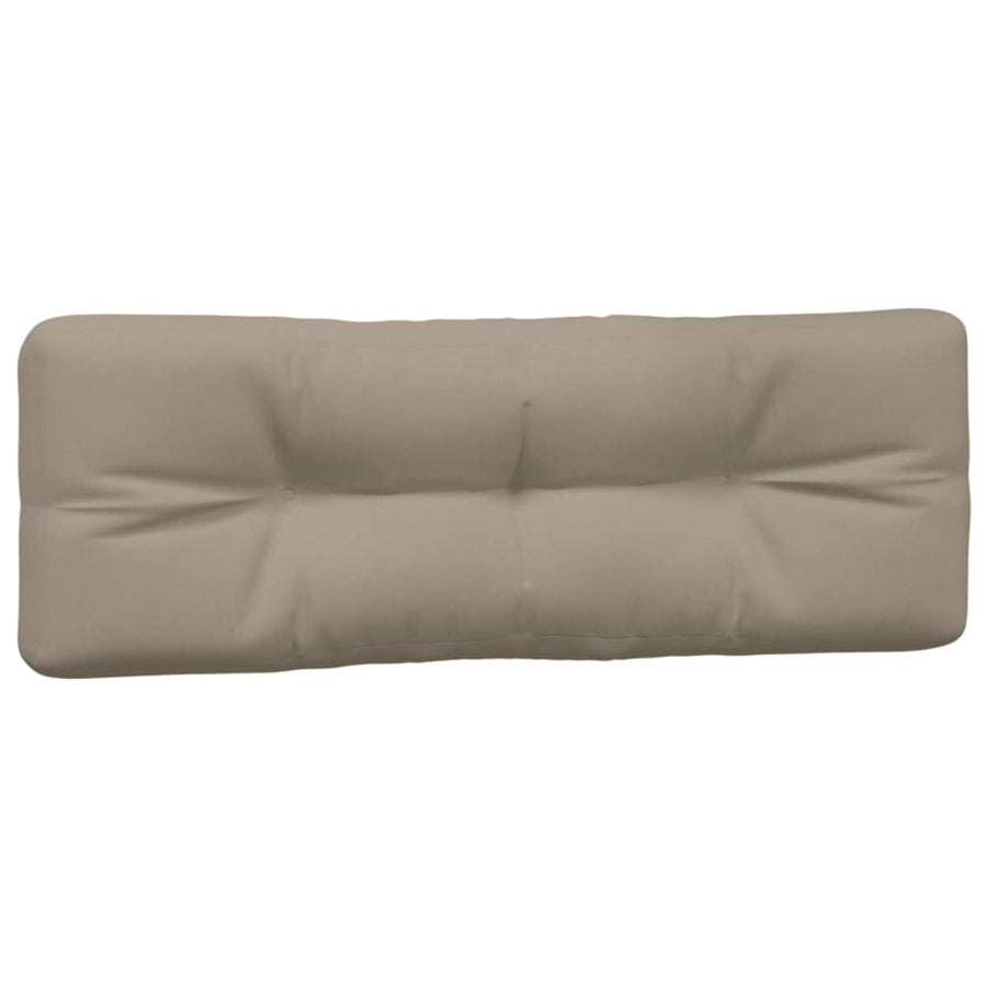 Pallet Cushions 2 pcs Taupe Fabric