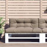 Pallet Cushions 2 pcs Taupe Fabric