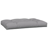 Pallet Cushions 3 pcs Grey Fabric - Top-Down View
