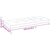 Pallet Cushions 2 pcs Anthracite Fabric - Extra Image