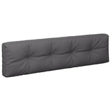 Pallet Cushions 5 pcs Anthracite Fabric - Rear View