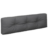 Pallet Cushions 5 pcs Anthracite Fabric - Low Angle