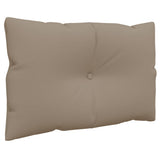 Pallet Cushions 2 pcs Taupe Fabric