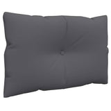 Pallet Cushions 3 pcs Anthracite Fabric - Top-Down View