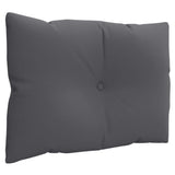 Pallet Cushions 3 pcs Anthracite Fabric - Close-Up Angle