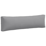 Pallet Cushions 2 pcs Grey Fabric - 45-Degree Angle