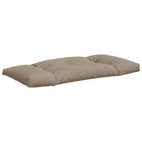 Pallet Cushions 2 pcs Taupe Fabric - 45-Degree Angle