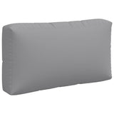 Pallet Cushions 3 pcs Grey Fabric - Close-Up Angle