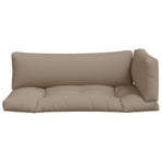 Pallet Cushions 3 pcs Taupe Fabric