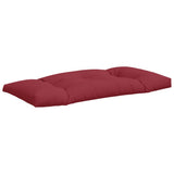 Pallet Cushions 3 pcs Wine Red Fabric