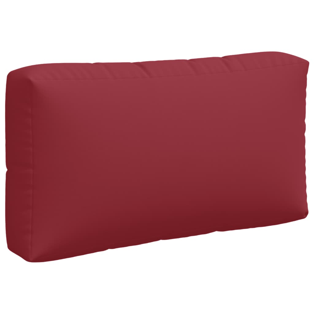 Pallet Cushions 3 pcs Wine Red Fabric