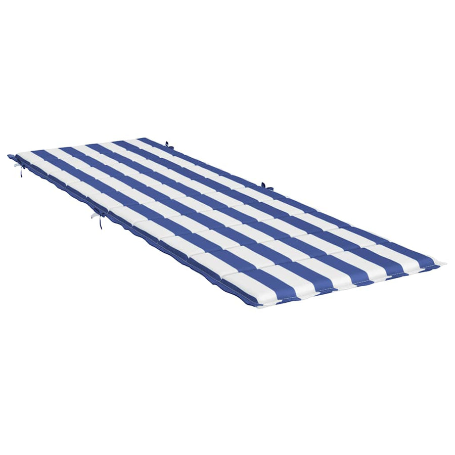 Sun Lounger Cushion Blue&White Stripe Oxford Fabric