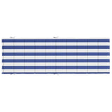Sun Lounger Cushion Blue&White Stripe Oxford Fabric - Rear View