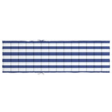 Sun Lounger Cushion Blue&White Stripe Oxford Fabric - 45-Degree Angle
