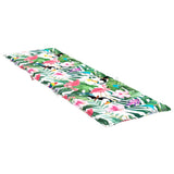Sun Lounger Cushion Multicolour Oxford Fabric - Top-Down View