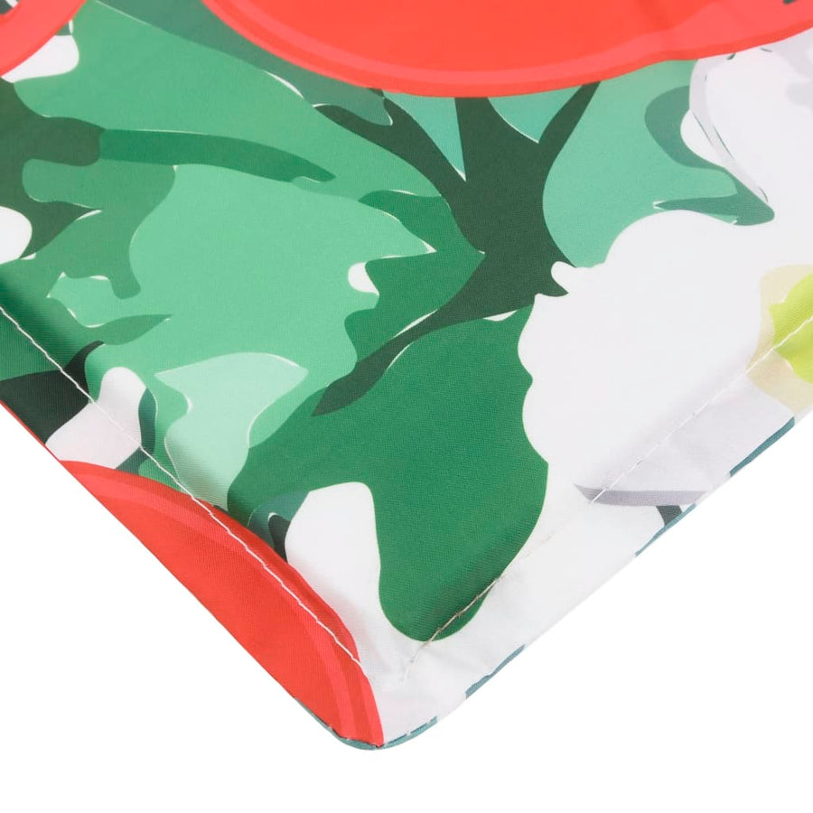 Sun Lounger Cushion Multicolour Oxford Fabric