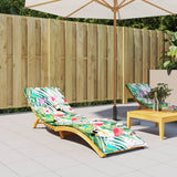 Sun Lounger Cushion Multicolour Oxford Fabric